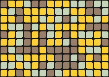 Soyut Geometrik Desen üretken hesaplama sanatı çizimi 