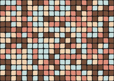 Soyut Geometrik Desen üretken hesaplama sanatı çizimi 