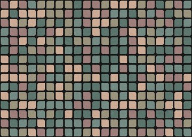 Soyut Geometrik Desen üretken hesaplama sanatı çizimi 