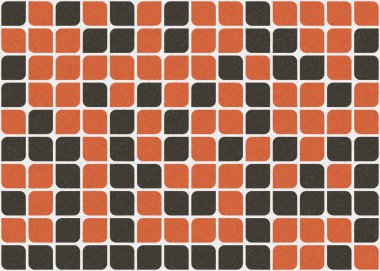 Soyut Geometrik Desen üretken hesaplama sanatı çizimi 