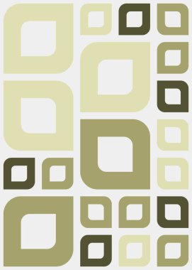 Soyut Geometrik Desen üretken hesaplama sanatı çizimi 