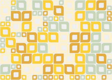 Soyut Geometrik Desen üretken hesaplama sanatı çizimi