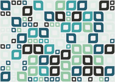 Soyut Geometrik Desen üretken hesaplama sanatı çizimi 