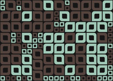 Soyut Geometrik Desen üretken hesaplama sanatı çizimi 