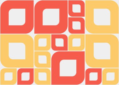 Soyut Geometrik Desen üretken hesaplama sanatı çizimi 