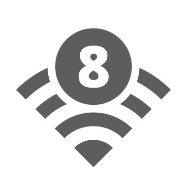 Wi-Fi 8 Üretim düğmesi gösterimi