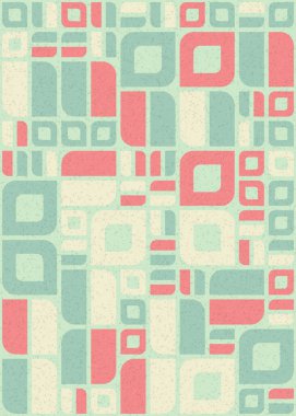 Soyut Geometrik Desen üretken hesaplama sanatı çizimi