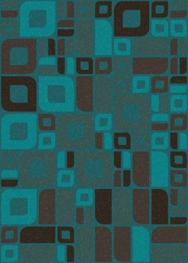 Soyut Geometrik Desen üretken hesaplama sanatı çizimi