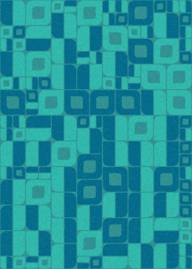 Soyut Geometrik Desen üretken hesaplama sanatı çizimi