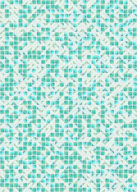 Soyut Geometrik Desen üretken hesaplama sanatı çizimi