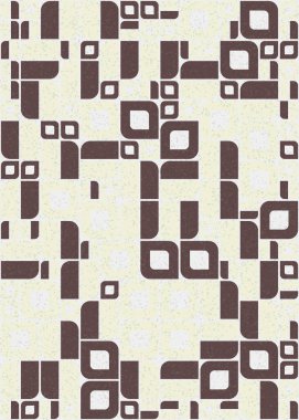 Soyut Geometrik Desen üretken hesaplama sanatı çizimi