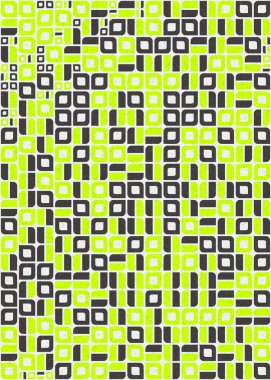 Soyut Geometrik Desen üretken hesaplama sanatı çizimi