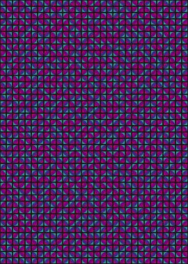 Soyut Geometrik Desen üretken hesaplama sanatı çizimi