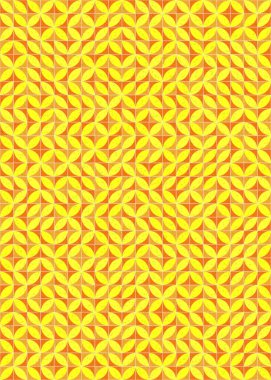 Soyut Geometrik Desen üretken hesaplama sanatı çizimi