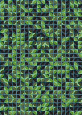 Soyut Geometrik Desen üretken hesaplama sanatı çizimi