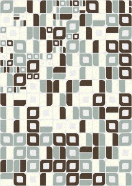 Soyut Geometrik Desen üretken hesaplama sanatı çizimi