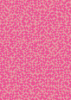 Soyut Geometrik Desen üretken hesaplama sanatı çizimi