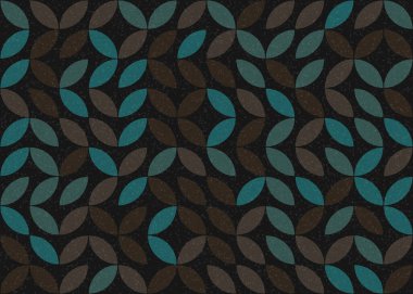 Soyut Geometrik Desen üretken hesaplama sanatı çizimi