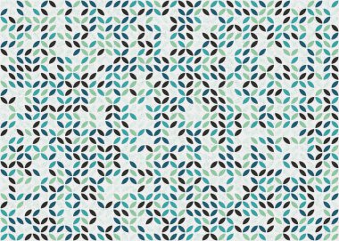 Soyut Geometrik Desen üretken hesaplama sanatı çizimi