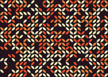 Soyut Geometrik Desen üretken hesaplama sanatı çizimi