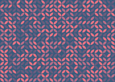 Soyut Geometrik Desen üretken hesaplama sanatı çizimi