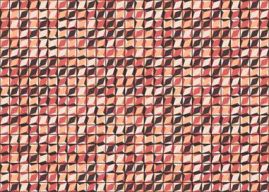 Soyut Geometrik Desen üretken hesaplama sanatı çizimi