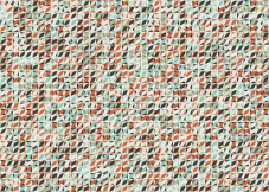 Soyut Geometrik Desen üretken hesaplama sanatı çizimi