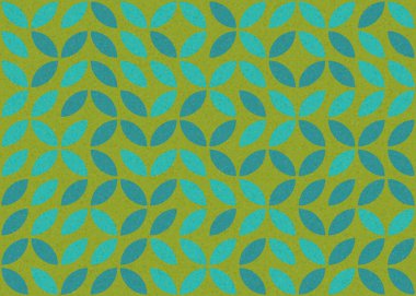 Soyut Geometrik Desen üretken hesaplama sanatı çizimi