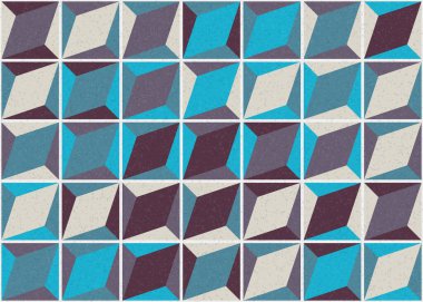 Soyut Geometrik Desen üretken hesaplama sanatı çizimi