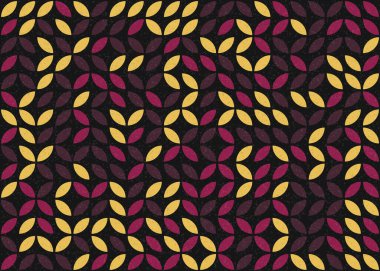 Soyut Geometrik Desen üretken hesaplama sanatı çizimi