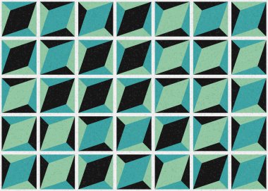 Soyut Geometrik Desen üretken hesaplama sanatı çizimi