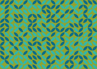 Soyut Geometrik Desen üretken hesaplama sanatı çizimi