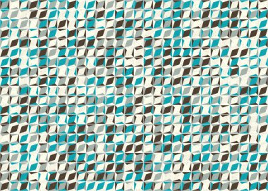 Soyut Geometrik Desen üretken hesaplama sanatı çizimi