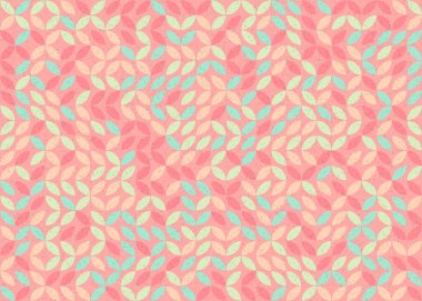 Soyut Geometrik Desen üretken hesaplama sanatı çizimi