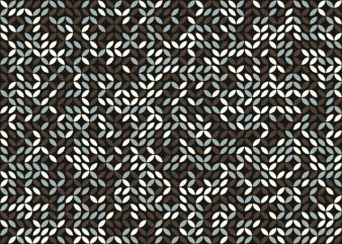 Soyut Geometrik Desen üretken hesaplama sanatı çizimi