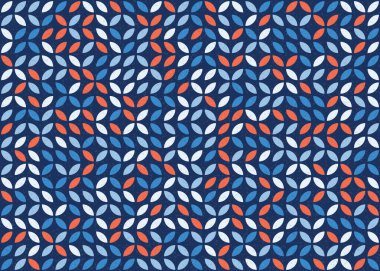 Soyut Geometrik Desen üretken hesaplama sanatı çizimi