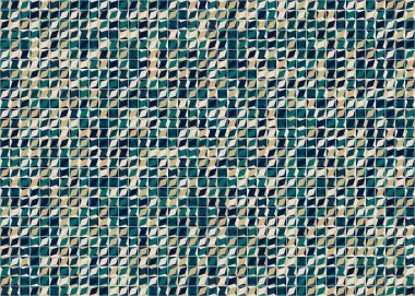 Soyut Geometrik Desen üretken hesaplama sanatı çizimi