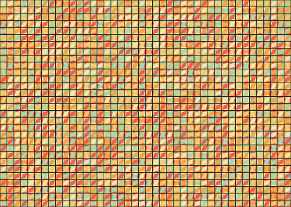 Абстрактная геометрическая иллюстрация генеративного вычислительного искусства