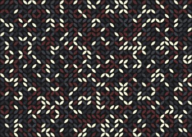 Soyut Geometrik Desen üretken hesaplama sanatı çizimi