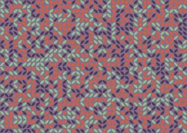 Soyut Geometrik Desen üretken hesaplama sanatı çizimi