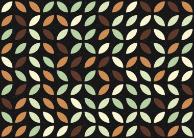 Soyut Geometrik Desen üretken hesaplama sanatı çizimi