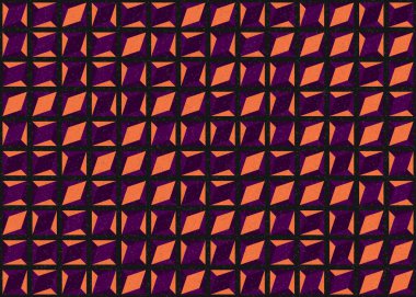 Soyut Geometrik Desen üretken hesaplama sanatı çizimi