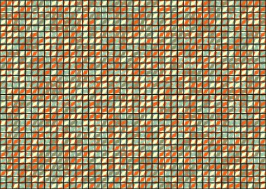 Soyut Geometrik Desen üretken hesaplama sanatı çizimi