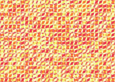 Soyut Geometrik Desen üretken hesaplama sanatı çizimi