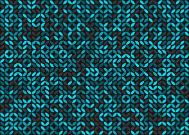 Soyut Geometrik Desen üretken hesaplama sanatı çizimi