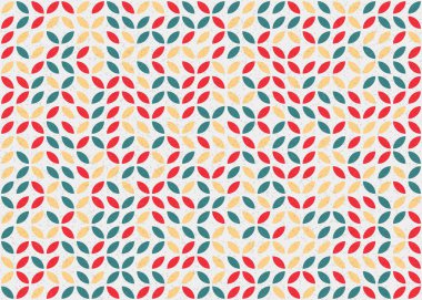 Soyut Geometrik Desen üretken hesaplama sanatı çizimi