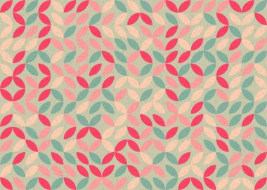 Soyut Geometrik Desen üretken hesaplama sanatı çizimi