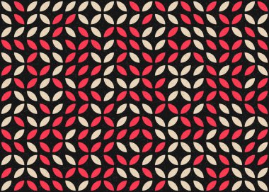 Soyut Geometrik Desen üretken hesaplama sanatı çizimi