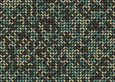 Soyut Geometrik Desen üretken hesaplama sanatı çizimi