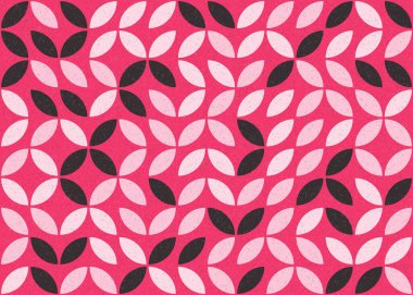 Soyut Geometrik Desen üretken hesaplama sanatı çizimi